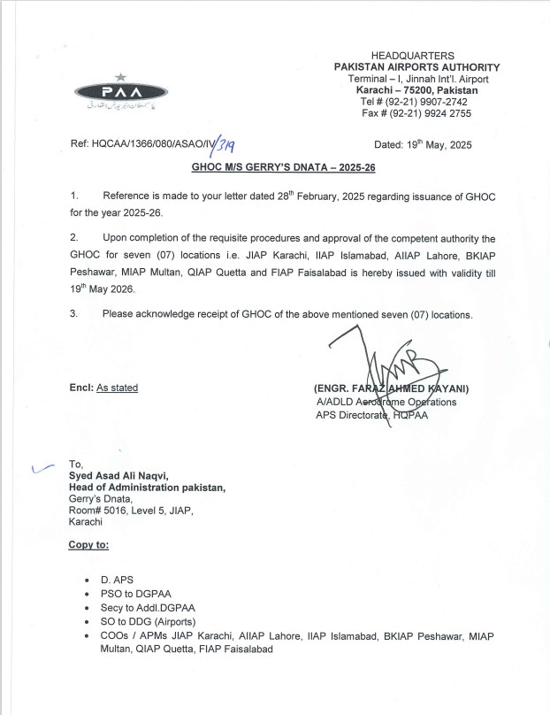 Ground Handling Certification 1